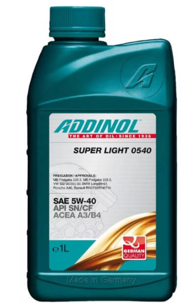 ADDINOL Super Light 0540 SAE 5W-40 1 л