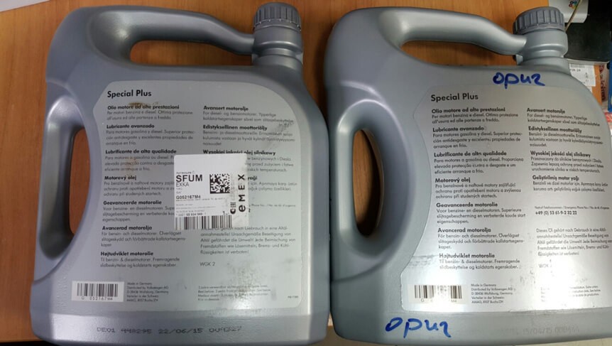 оригинал VAG и подделка