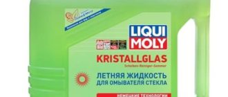 LIQUI MOLY Kristallglas Scheiben-Reiniger-Sommer, 0°C, 4 л
