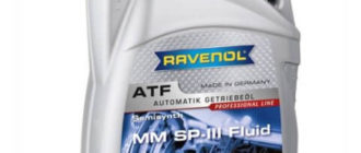 RAVENOL ATF MM SP-III Fluid 4 л