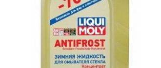 LIQUI MOLY ANTIFROST Scheiben-Frostschutz Konzentrat, 1 л, артикул 01120