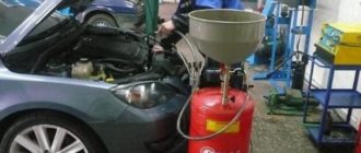 Замена масла в двигателе автомобиля