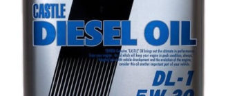 Моторное масло TOYOTA Castle Diesel Oil DL-1 5W30 4 л