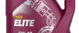 моторное масло Mannol Elite 5W-40, 4 л