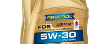 моторное масло Ravenol FDS SAE 5W-30, 4 л
