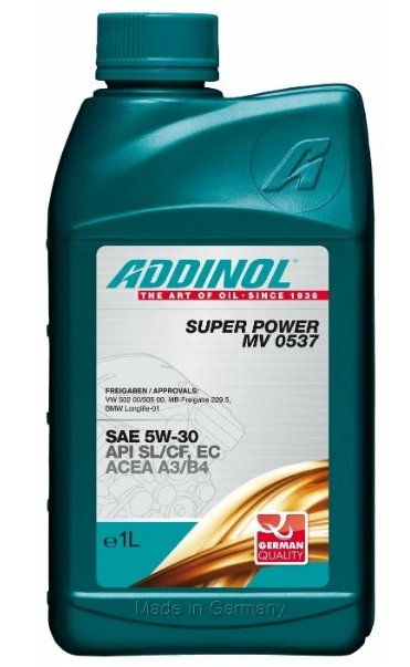 моторное масло ADDINOL Super Power MV 0537 SAE 5W-30, 1 л