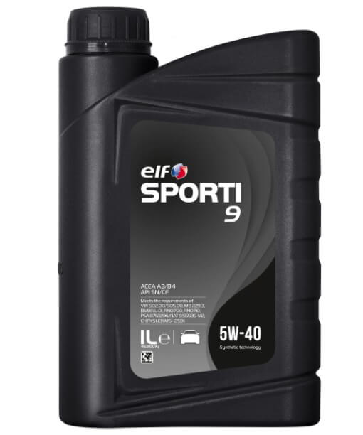 моторное масло ELF Sporti 9 5W-40, 1 л